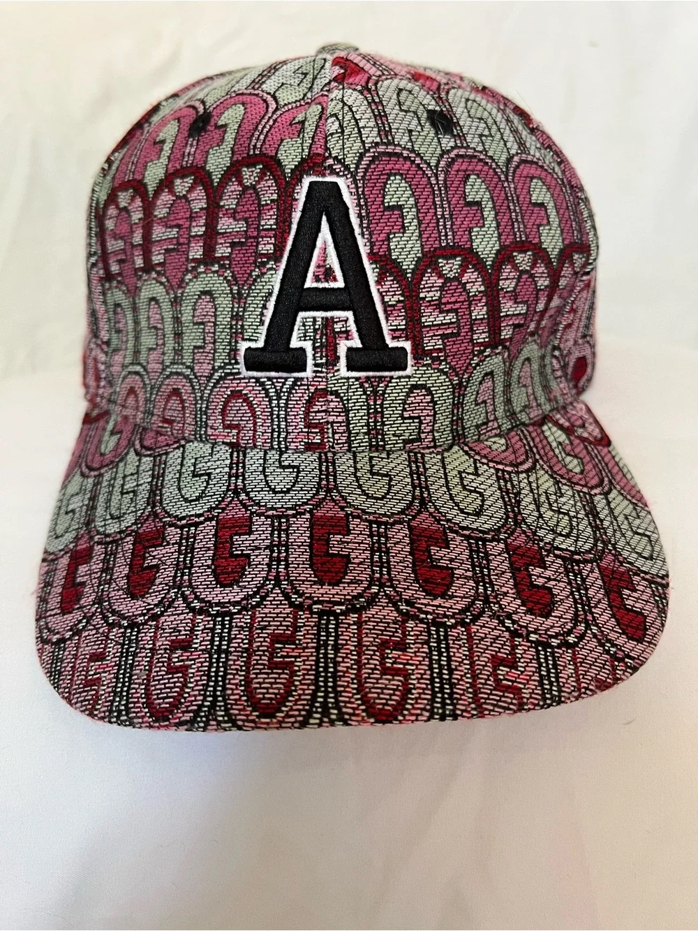 Fashion Graffiti Y2K baseball cap with an A patch